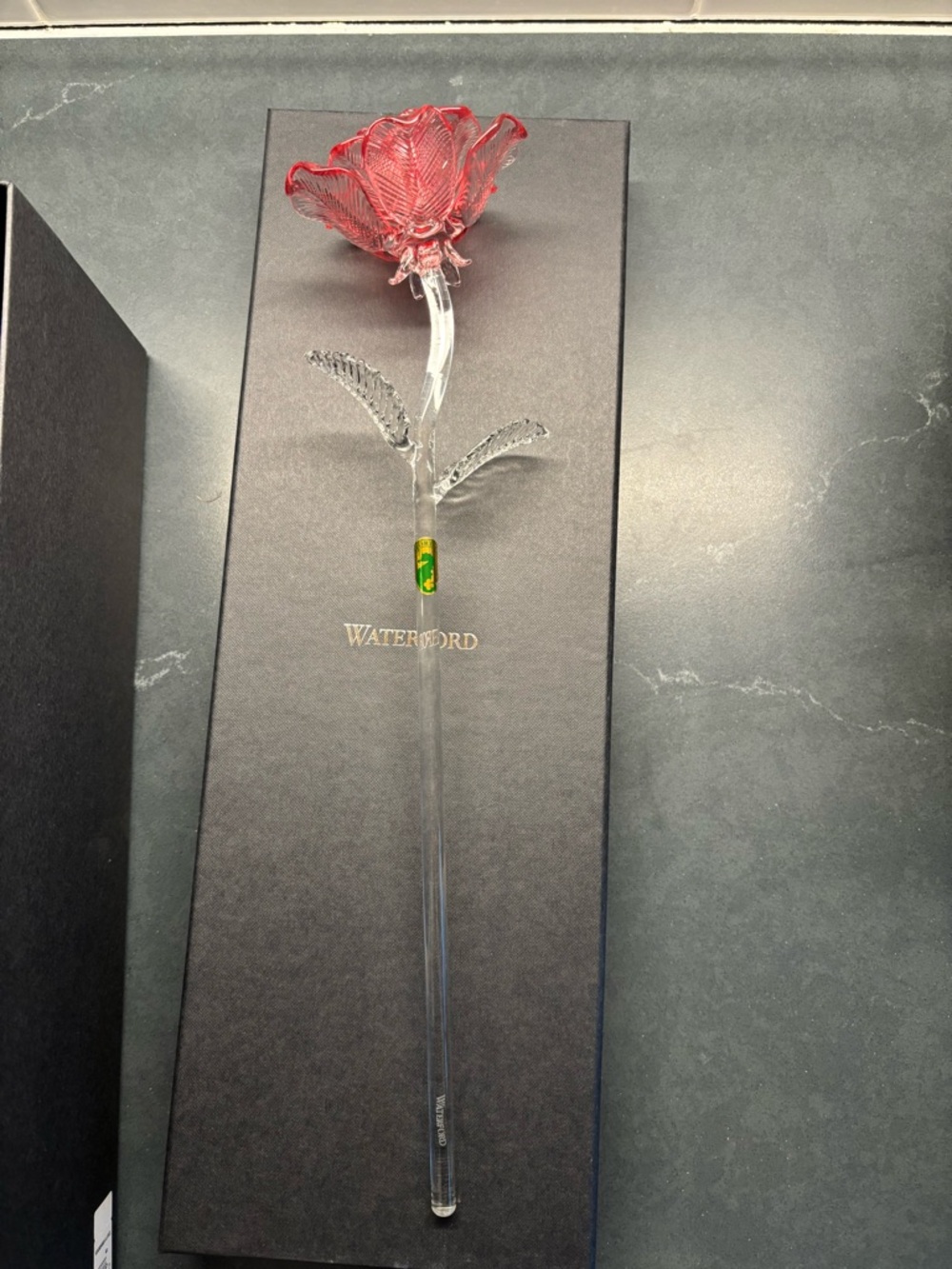 Waterford Fleurology Pink Rose - Picture 2 of 8